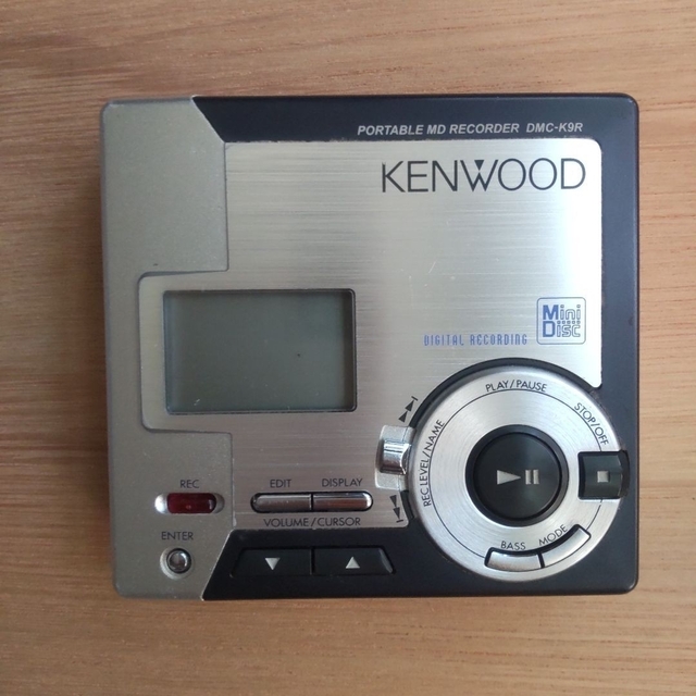ケンウッド　KENWOOD ポータブルMDレコーダー DMC-K9R 1