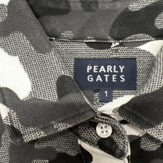 PEARLY GATES(パーリーゲイツ)のPEARLY GATE　パーリーゲイツ　 迷彩（カモ柄、カモフラ）　長袖シャツ スポーツ/アウトドアのゴルフ(ウエア)の商品写真