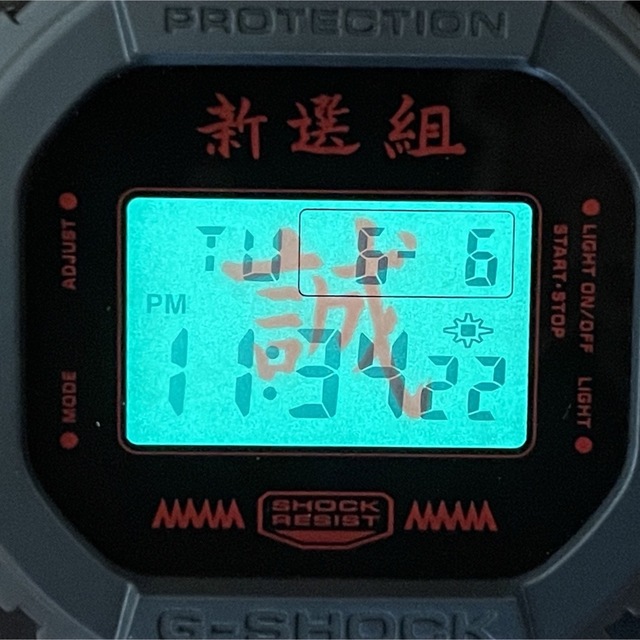 G-SHOCK 新選組 誠 コラボ 限定品 腕時計 だんだら模様 ブラック 黒 G-SHOCK 新選組 誠 コラボ 限定品 腕時計 だんだら模様 ブラック 黒