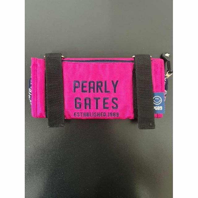 PEARLY GATES(パーリーゲイツ)の専用　PEARLY GATES ニコちゃん ポーチ ボールケース ピンク スポーツ/アウトドアのゴルフ(バッグ)の商品写真