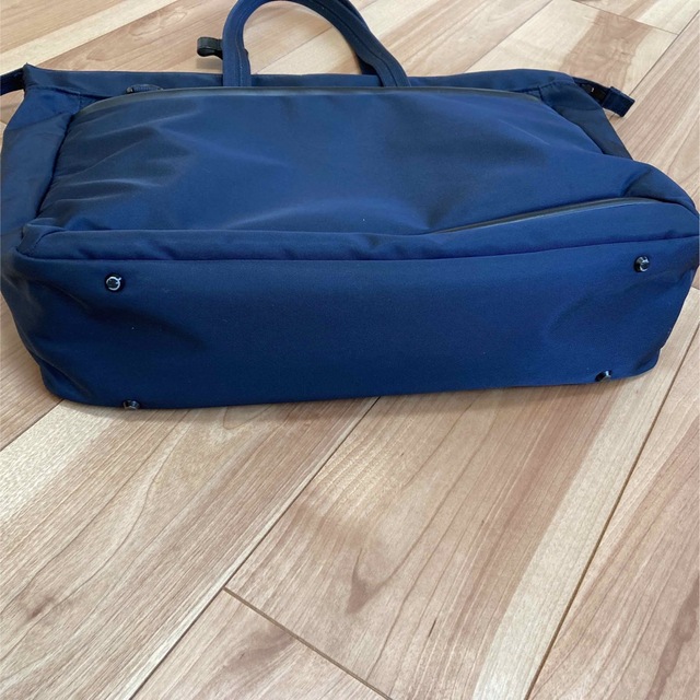 【美品】ゼロハリバートン ビジネストートバッグ ネイビー