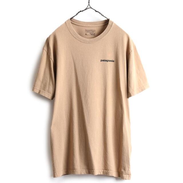 patagonia(パタゴニア)のパタゴニア プリント 半袖 Tシャツ M 茶 フィッツロイ トラウト アウトドア メンズのトップス(Tシャツ/カットソー(半袖/袖なし))の商品写真