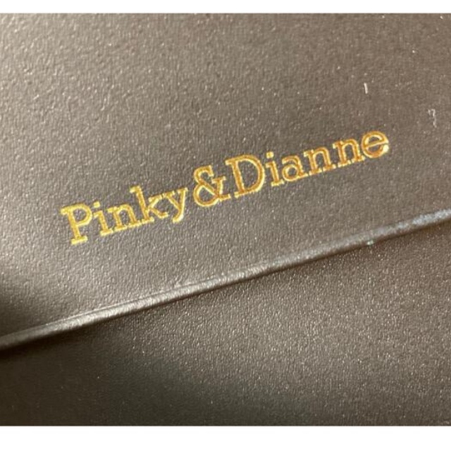 Pinky&Dianne(ピンキーアンドダイアン)のピンキー&ダイアンPinky&Dianne牛革折財布金彩エンジ レディースのファッション小物(財布)の商品写真