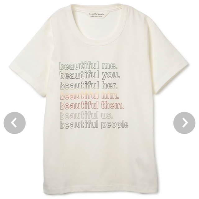 beautiful people ロゴTシャツ　タグ付き新品未使用　 | フリマアプリ ラクマ