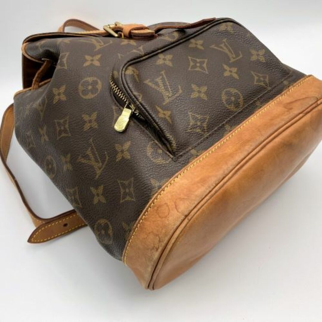 LOUIS VUITTON(ルイヴィトン)のLOUIS VUITTON ルイ・ヴィトン モンスリMM モノグラム リュック デイパック バッグ ブラウン レディース メンズ ファッション M51136 USED 【中古】 レディースのバッグ(リュック/バックパック)の商品写真