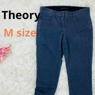 セオリー(theory)のTheory　セオリー　レディース　M　グレー　パンツ　ストレッチ　クール(カジュアルパンツ)