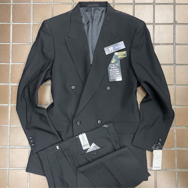 タイムセール商品 半額以下✨新品 メンズ 礼服 喪服 ダブルスーツ XL ...