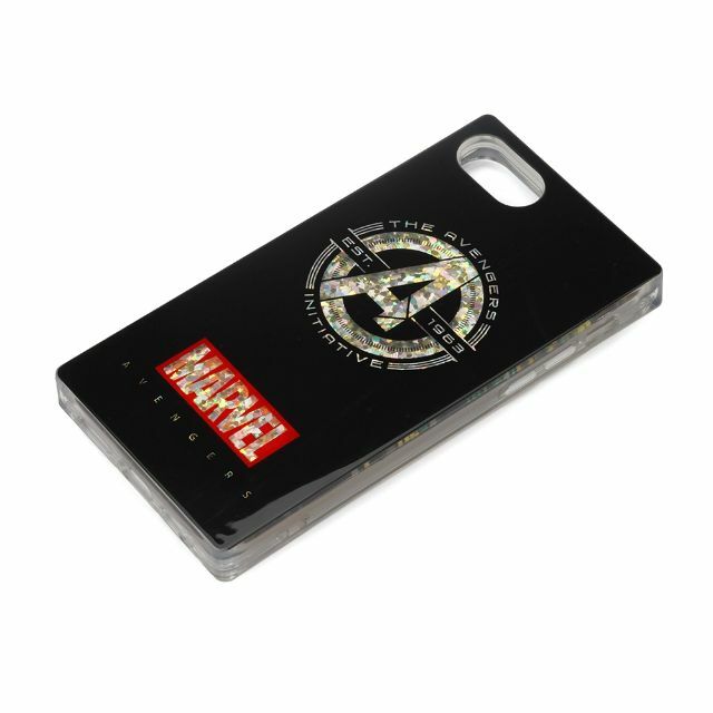 MARVEL(マーベル)のアベンジャーズ iPhone SE3/SE2/8/7/6s グリッターケース スマホ/家電/カメラのスマホアクセサリー(iPhoneケース)の商品写真