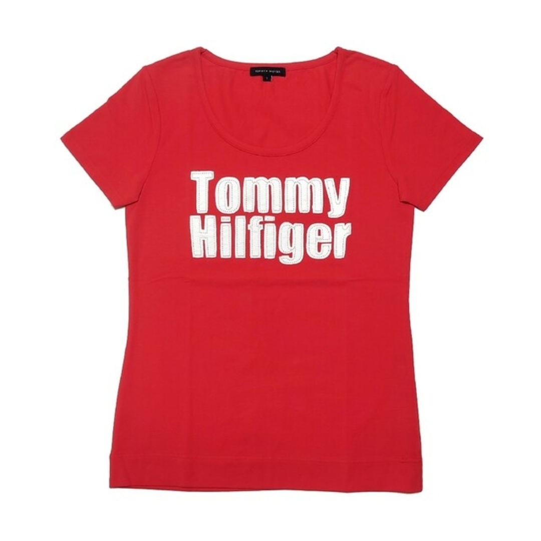 TOMMY HILFIGER(トミーヒルフィガー)の【美品】TOMMY HILFIGER(トミーヒルフィガー)レディースTシャツ S レディースのトップス(Tシャツ(半袖/袖なし))の商品写真