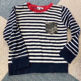 グローバルワーク(GLOBAL WORK)の長袖 ボーダー グローバルワーク M 110 子供 キッズ 男の子(Tシャツ/カットソー)