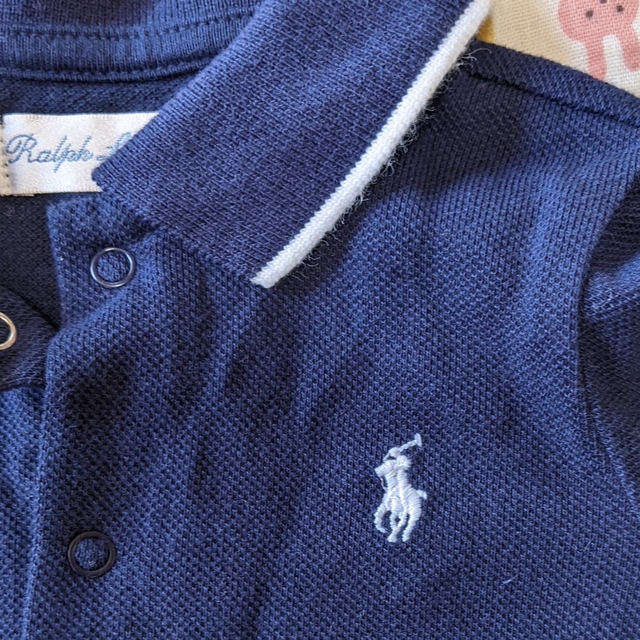 POLO RALPH LAUREN(ポロラルフローレン)の最終セール☆ラルフローレン☆サイズ小さめロンパース80cm キッズ/ベビー/マタニティのベビー服(~85cm)(カバーオール)の商品写真