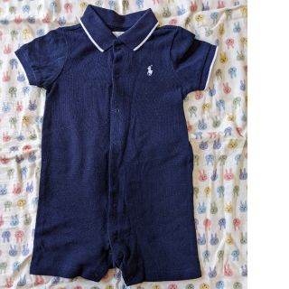 ポロラルフローレン(POLO RALPH LAUREN)の最終セール☆ラルフローレン☆サイズ小さめロンパース80cm(カバーオール)