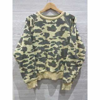 アベイシングエイプ(A BATHING APE)の[U5716]アベイシングエイプ リバーシブル 迷彩/グリーン トレーナー S(その他)