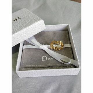 Dior - ディオール　CD NAVY リング　ゴールド　指輪　Sサイズ