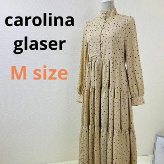 カロリナグレイサー(CAROLINA GLASER)のcarolina glaser 　レディース　ティアード　フレアワンピース(ロングワンピース/マキシワンピース)