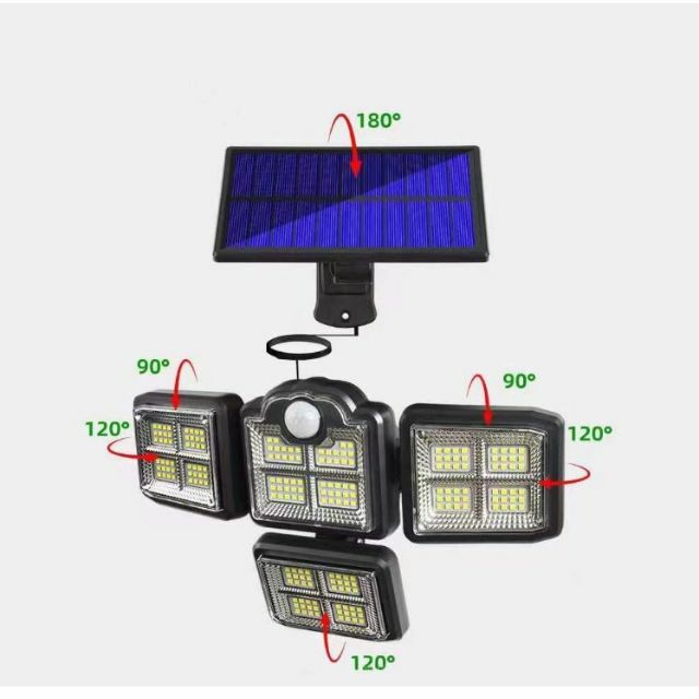 なむなむ様専用２個 198LED 4灯式 センサーライト・4個  センサーライト インテリア/住まい/日用品のライト/照明/LED(その他)の商品写真