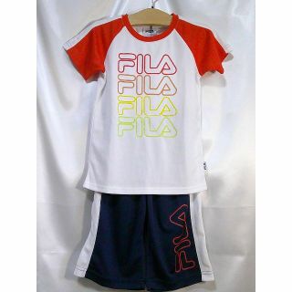 フィラ(FILA)の＜№2216＞(110/130cm)☆FILA(フィラ)速乾スポーツセットアップ(Tシャツ/カットソー)