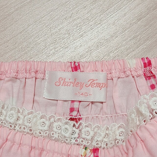 655【130】シャーリーテンプル　子猫スカート　ピンク