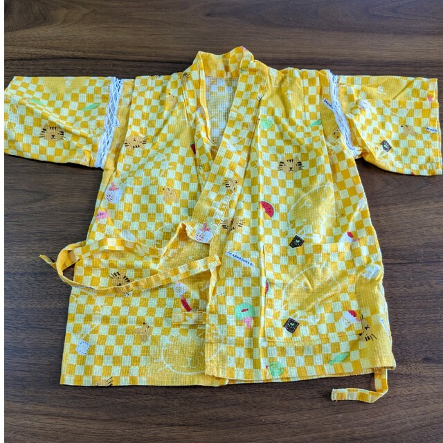 子ども服　甚平　90 キッズ/ベビー/マタニティのキッズ服女の子用(90cm~)(甚平/浴衣)の商品写真