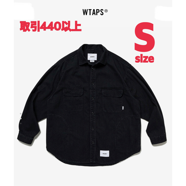 WTAPS 2023SS WCPO LS DENIM BLACK Sサイズ