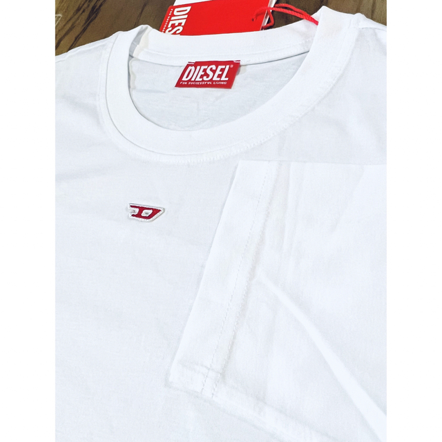 DIESEL 新品未使用 3XL ロング Tシャツ ロンT 白 ディーゼル - Tシャツ