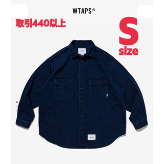 ダブルタップス(W)taps)のWTAPS 2023SS WCPO LS DENIM INDIGO Sサイズ(シャツ)