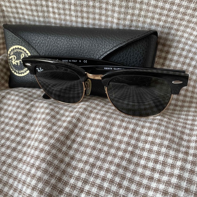 Ray-Ban 中古美品!レイバン Ray Ban クラブマスター サングラス ゴールド×黒の通販 by room shop|レイバンならラクマ レイバン サングラス 黒