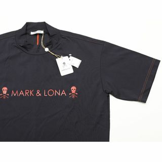 マークアンドロナ(MARK&LONA)のマーク＆ロナ★4get Round Top MEN ハイネックTシャツ黒ブラック(ウエア)