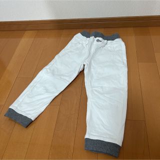 【美品】白　サルエルパンツ　100(パンツ/スパッツ)