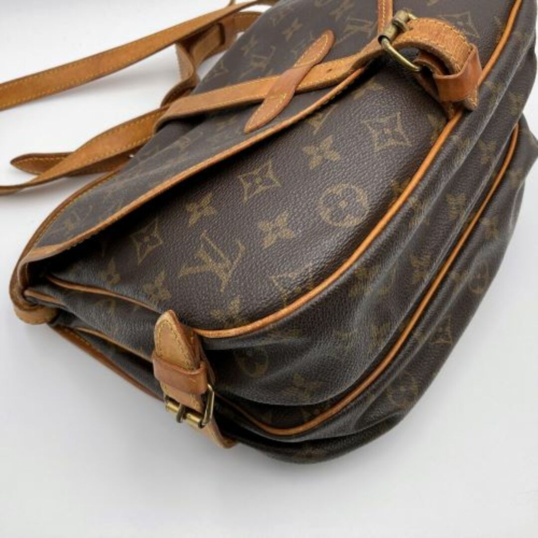 LOUIS VUITTON ルイ・ヴィトン ソミュール30 モノグラム ショルダーバッグ ブラウン M42256 3