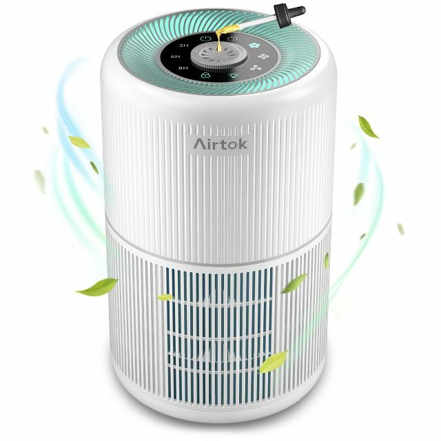 AIRTOK 空気清浄機 小型 卓上 20畳 5重除菌 空気 清浄 機,タバコ対 www