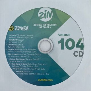 ズンバ(Zumba)のZUMBA ズンバ zin 104 CD(クラブ/ダンス)