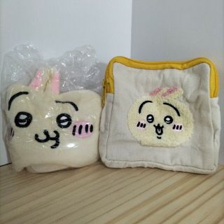ちいかわ　うさぎ　ガチャガチャ　もこもこポーチ　アイマスク(その他)