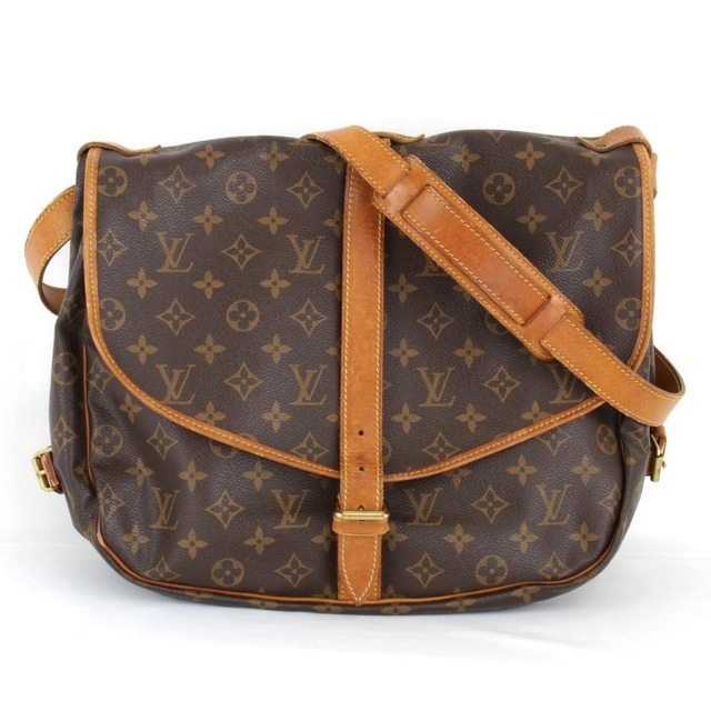 『USED』 LOUIS VUITTON ルイ・ヴィトン ソミュール35 M42254 ショルダーバッグ モノグラムキャンバス モノグラム