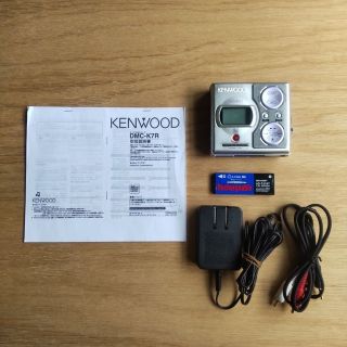 ケンウッド(KENWOOD)のケンウッド　KENWOOD ポータブルMDレコーダー  DMC-K7R(ポータブルプレーヤー)