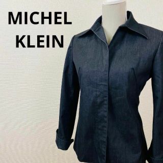 ミッシェルクラン(MICHEL KLEIN)のMICHEL KLEIN PARIS　レディース　40　黒　ジャケット(テーラードジャケット)