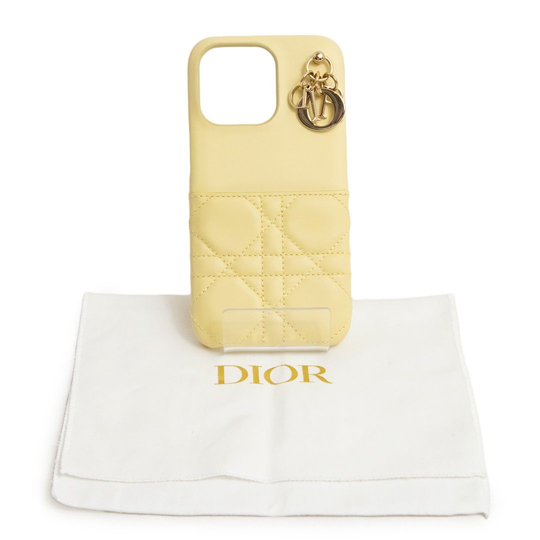 iPhone13 pro ケース  DIOR イエロー