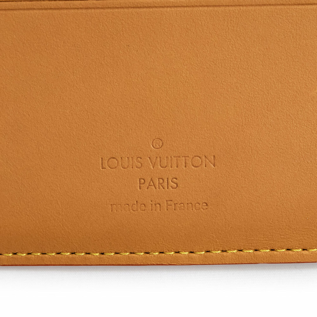 LOUIS VUITTON◇ポルト・フォイユ・ミュルティプル_ダミエ・エベヌ_BRW/PVC/BRW/メンズ【服飾雑貨他】 その他