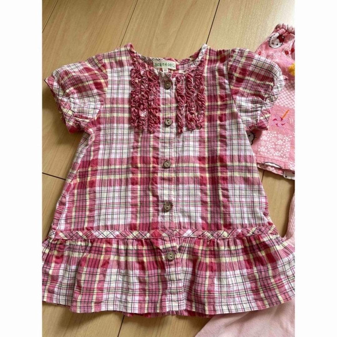 3can4on(サンカンシオン)の3can4onブラウスチュニックワンピースなど キッズ/ベビー/マタニティのキッズ服女の子用(90cm~)(ブラウス)の商品写真