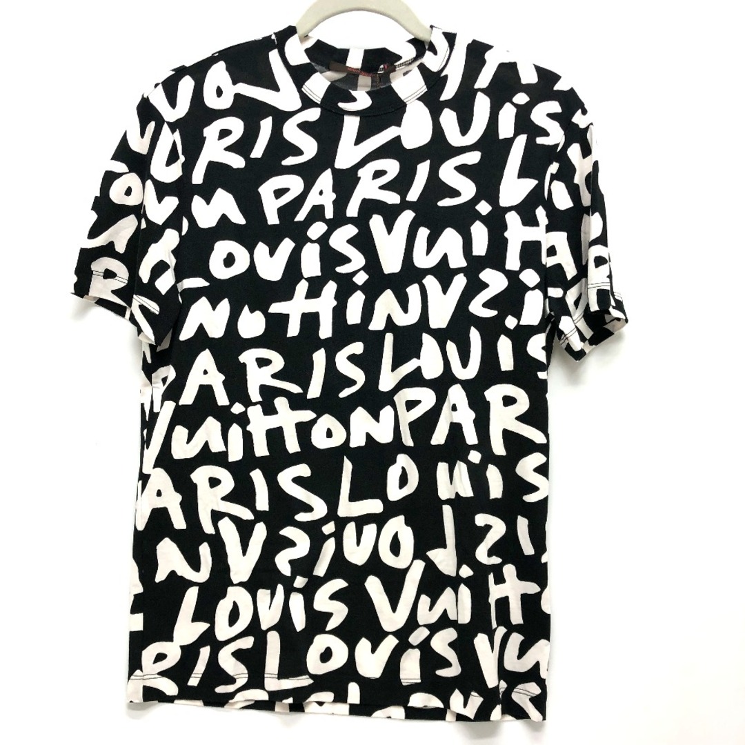 ルイヴィトン LOUIS VUITTON ロゴ/クルーネック モノグラム グラフィティ アパレル 半袖Ｔシャツ コットン ホワイト