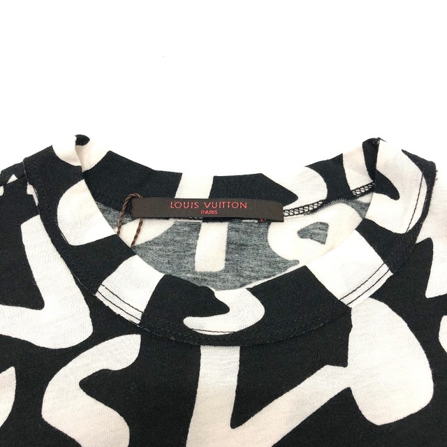 LOUIS VUITTON(ルイヴィトン)のルイヴィトン LOUIS VUITTON ロゴ/クルーネック モノグラム グラフィティ アパレル 半袖Ｔシャツ コットン ホワイト レディースのトップス(Tシャツ(半袖/袖なし))の商品写真