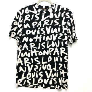 ルイヴィトン(LOUIS VUITTON)のルイヴィトン LOUIS VUITTON ロゴ/クルーネック モノグラム グラフィティ アパレル 半袖Ｔシャツ コットン ホワイト(Tシャツ(半袖/袖なし))