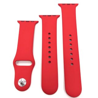 アップルウォッチ(Apple Watch)の新品 アップルウォッチ 純正 赤バンド 38mm..AppleWatch(その他)