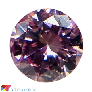 FANCY INTENSE PURPLISH PINK 0.077ct RD(その他)