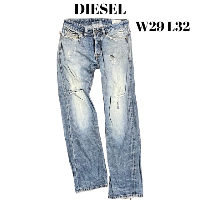 人気大割引 00s y2k ダメージ 色褪せ グランジ デニム ヴィンテージ DIESEL デニム/ジーンズ 