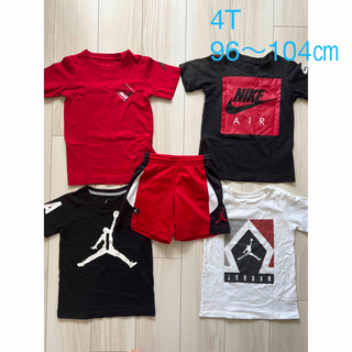 ジョーダン(Jordan Brand（NIKE）)のジョーダン/ナイキ/Tシャツ/ハーフパンツ/5点セット/100㎝/まとめ売り(Tシャツ/カットソー)