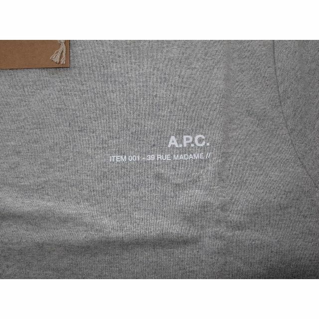 APC　item Tシャツ sizeM grey 20SS