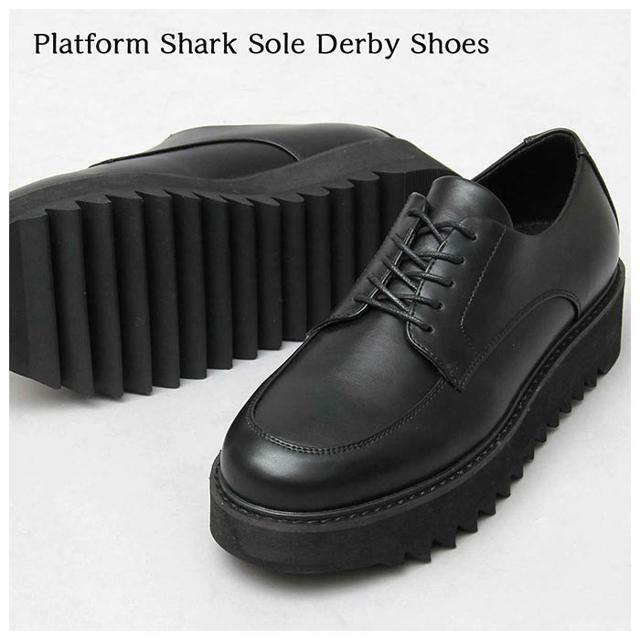 glabella Platform Shark Sole Derby Shoes 4