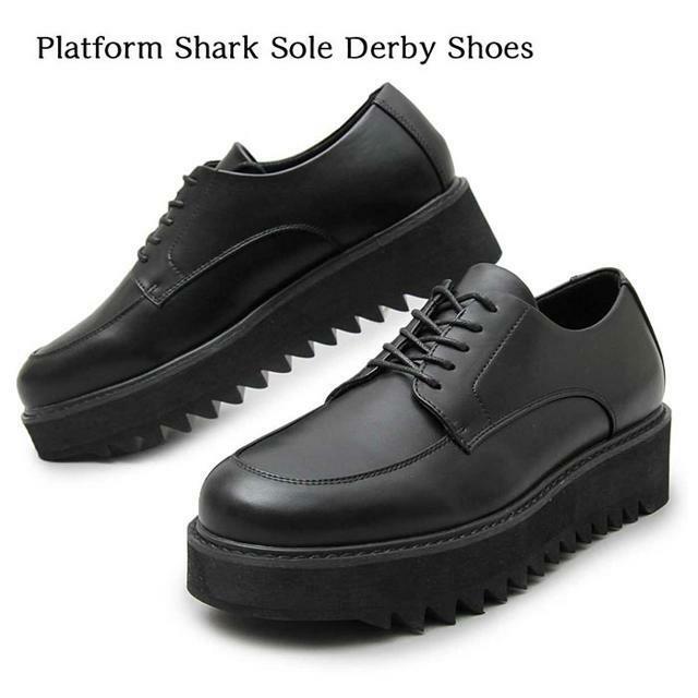 glabella Platform Shark Sole Derby Shoes 5