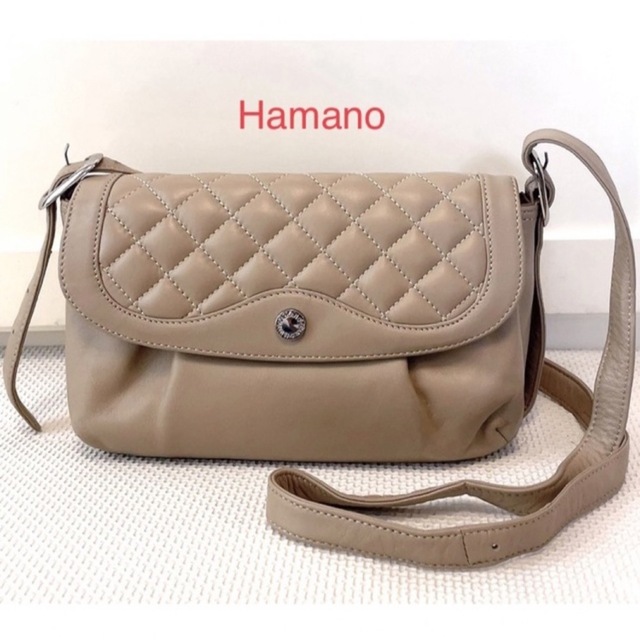 濱野皮革工藝/HAMANO(ハマノヒカクコウゲイ)の【美品】★HAMANO★ハマノ★ショルダーバッグ★ レディースのバッグ(ショルダーバッグ)の商品写真